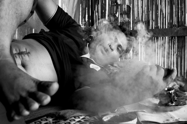 The government in Laos has been trying to ban opium for some time but for many hill tribe farmers it&rsquo;s their main source of income. Villagers also consider smoking opium a part of their daily life and are not deterred by the heavy fines for drug use. Luang Prabang &ndash; Laos. Image &copy; Michael Coyne.