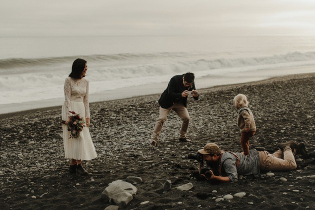 © Shari + Mike Photographers. Vik, Iceland. August 2019. Helen + Clem. “Behind the scenes of life as business owners and parents. Work-life balance...ha ha!”