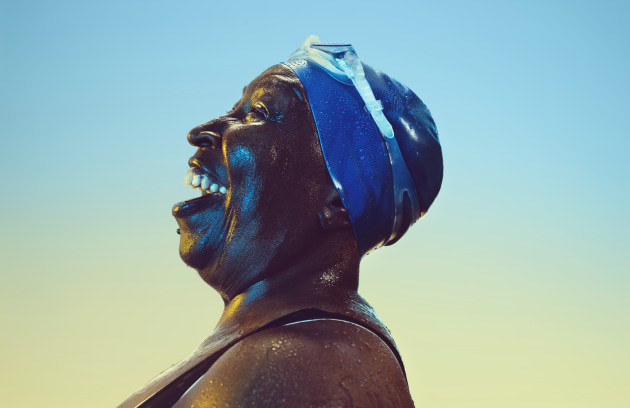 © Tim Tadder. Shot for Humana. Agency: Golin. Commissioned to capture the spirit of athletes competing in the National Senior Games presented by Humana.