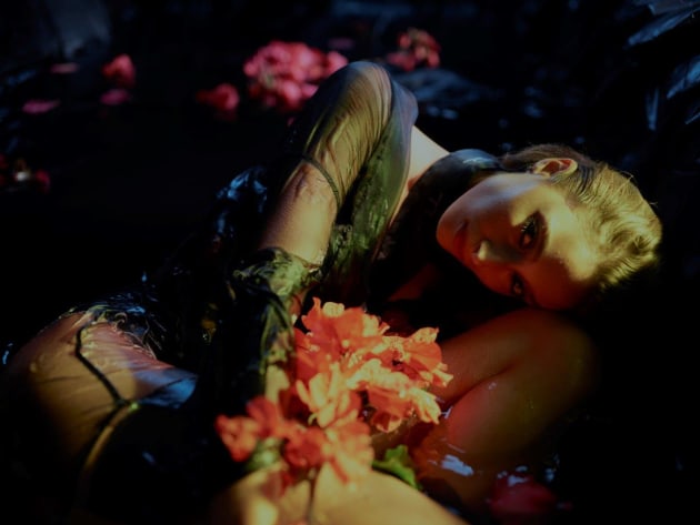 © Georges Antoni. Part of a campaign for Common Hours. CD: Bruna Volpi. Makeup: Linda Jefferyes. Hair: Daren Borthwick.