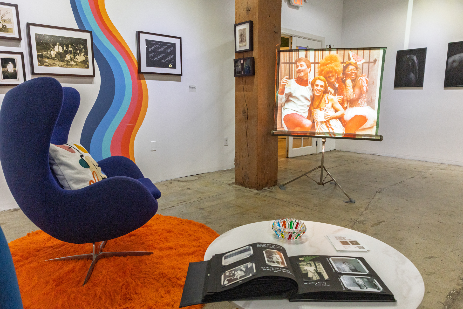 Matthew Finley’s exhibition space. Photo: Tim Levy