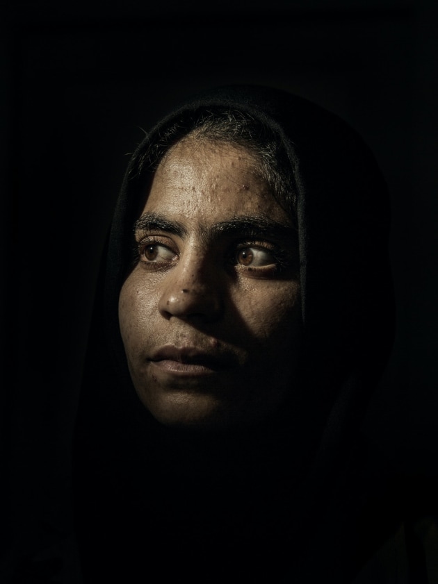 © Adam Ferguson. Lieutenant Fawzia Sulaimankhel, a trainer for female recruits in the Afghan National Army. Afghanistan, 2016.