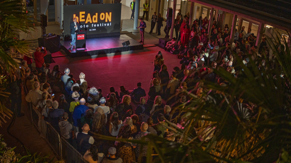 Opening of Head On 2025 with Moshe Rosenzveig. Image: Tim Levy