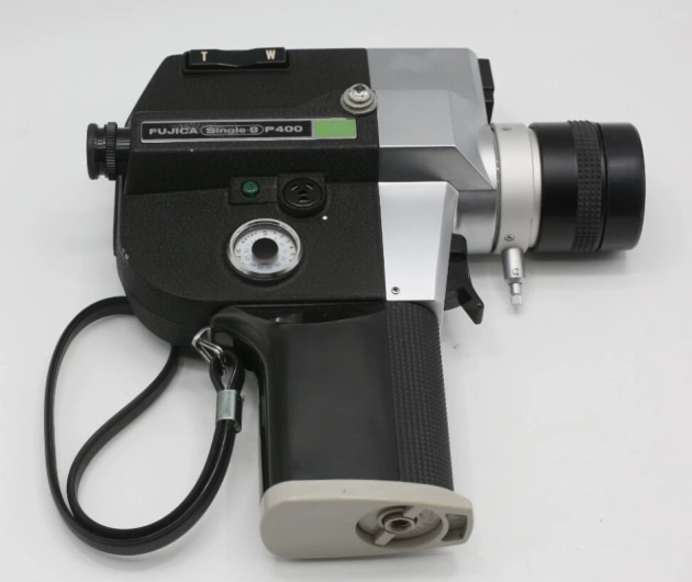 Fujica Single-8 P400 Movie Camera w/Fujinon.Z 9.5-36mm Lens. Image: Photographic Clearance Store on Ebay.