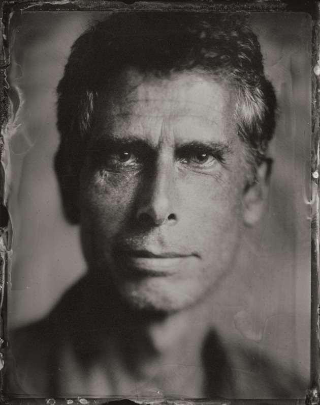 © Brence Coghill. Unguarded. Wet plate collodion image on 4”x5” aluminium plate. Created as part of a series that reflects on how technology and social media have caused us to become increasingly disconnected from the people around us.