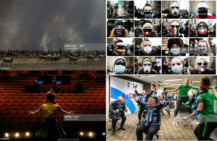 This specially curated set of images feature scenes focused COVID-19&rsquo;s impact and how the nation managed a severe pandemic. It also highlights the local crescendo of voices supporting the Black Lives Matter movement across some of our biggest cities, the effects of the tragic bushfires, and some of the biggest sporting moments featuring our FIFA win and athletes in isolation.