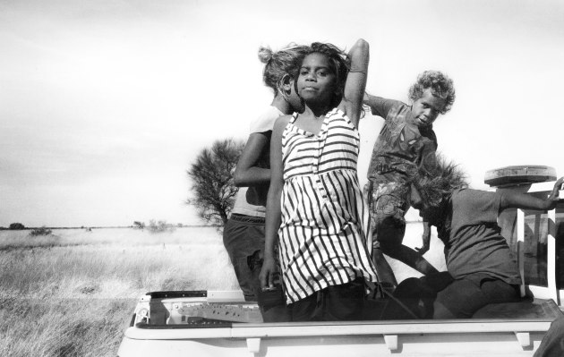 Tanami Desert Photographs &ndash; Kids. Scanned 35mm negative. Image &copy; Judith Nangala Crispin